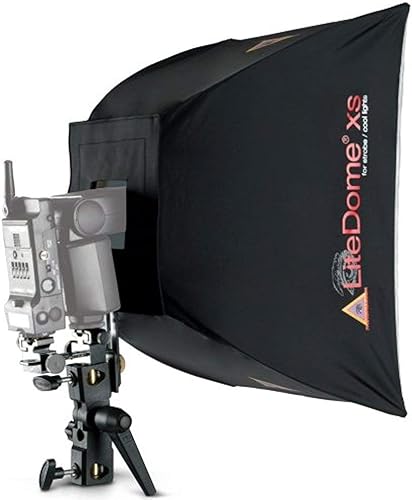 Kit LiteDome XS, con caja de luz con conector básico, accesorios de montaje de zapata ajustables y lámpara múltiple