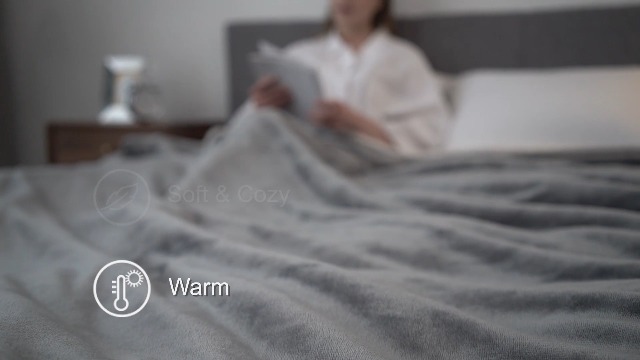 Plaid Polaire 150x200cm Gris | Couverture Canapé Douce Et Chaud - Hiver Et Détente