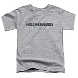 hummer h3t alpha Offiziell lizenzierte Waren Hummer Kleinkinder beunruhigtes Logo-T-Shirt, 3T, Athletic Heather