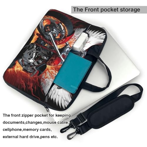 Bolso Maletín para Laptop 13 Pulgadas con Llamas Impermeable miniatura 6