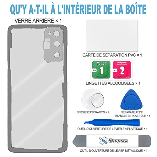 Vitre arrière Honor 20 bleu couvercle batterie de remplacement et outils