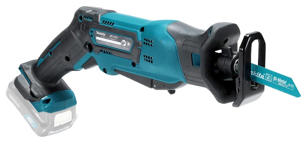 Seghetto alternativo a batteria Makita JR103DZ 10,8 V (senza batteria, senza caricabatterie)