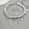 Choker Pearl Necklace for Women Twisted Imitation Pearls Necklace Jewelry Dainty Statement Accessories Costume Wedding Gifts Party Vintage Trendy Elegant Charm Necklaces