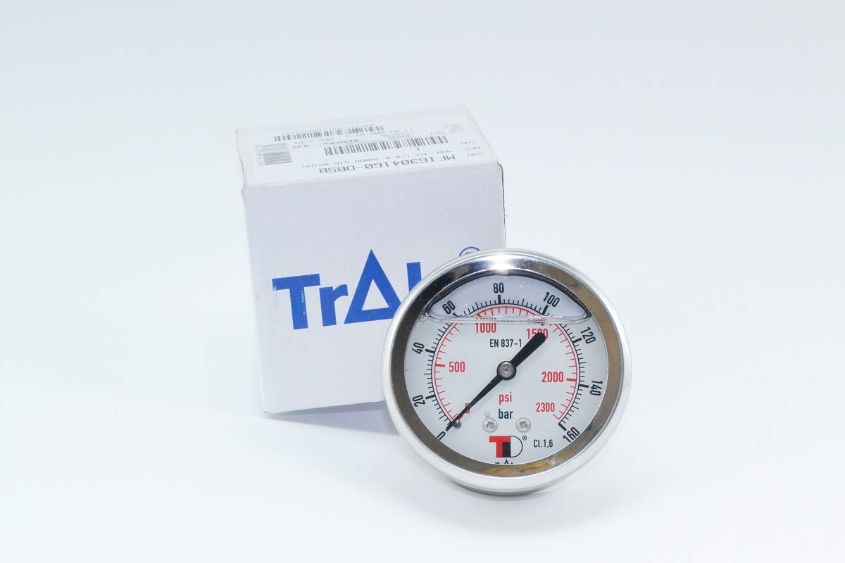 WIKA Jumbo Manometer 63mm | 0 - 2.5 bar 1/4 gänga WIKA Jumbo Manometer 63mm | 0 - 2.5 bar 1/4 gänga