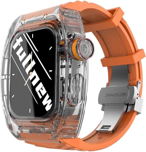 Kit bracelet de montre sport et boîtier transparent pour entraînement Apple Watch