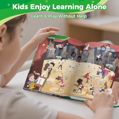image for Timetome Interactive Learning Sound Book for Kids Ages 3-8 - 500 Core 