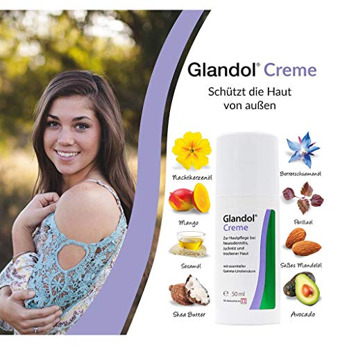 Glandol Creme, 50ml, Psoriasis crème - Neurodermitis behandeling - Neurodermitis huidcrème, droge huid & jeukende crème… - Image 7