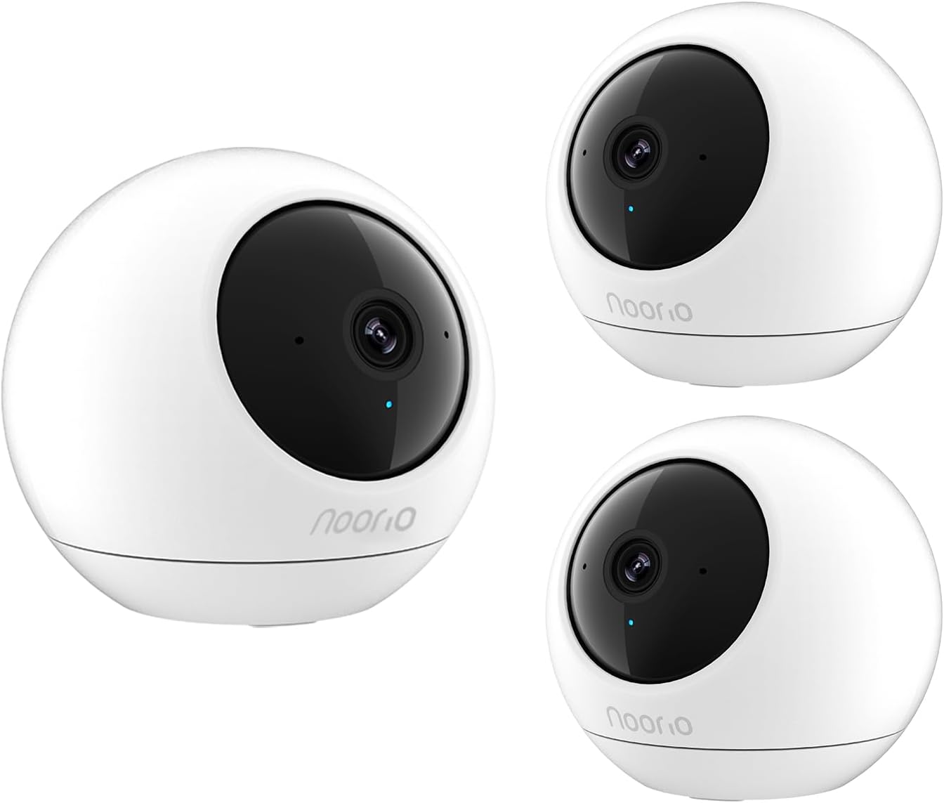 Noorio Home Security Camera System with T120×2，T110×1