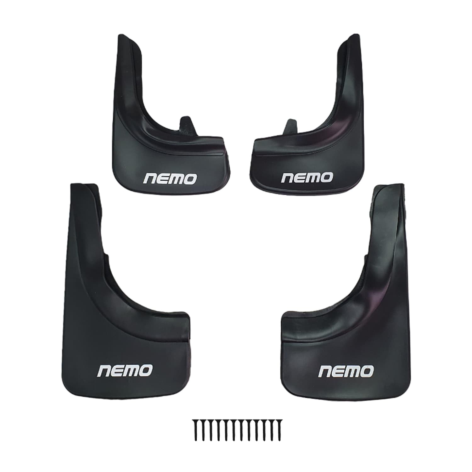 Compatible avec Citroen Nemo 2008-2017 Bavettes garde-boue pour l'avant et l'arrière 4 pièces