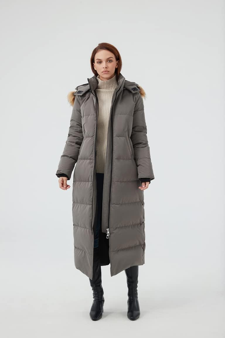 Fitouch Women's Waukee Long Down Coat Parka Jacket | 750+ Fill Power | Full-Length - Image 3