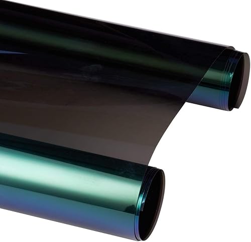 Asendiway Chameleon Purple Blue Car Side Window Tint Solar Film Protection Scratch Resistant 20% Vlt #TOP2