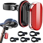 Upgraded Bike Mount for Samsung Smart Tag 2 & Moto Tag & for AirTag Holder Hidden - Waterproof Anti-Theft Bike Reflectors GPS Tracker Case with Screws & Tools, for Mountain Bikes/Scooter/E-Bicycle