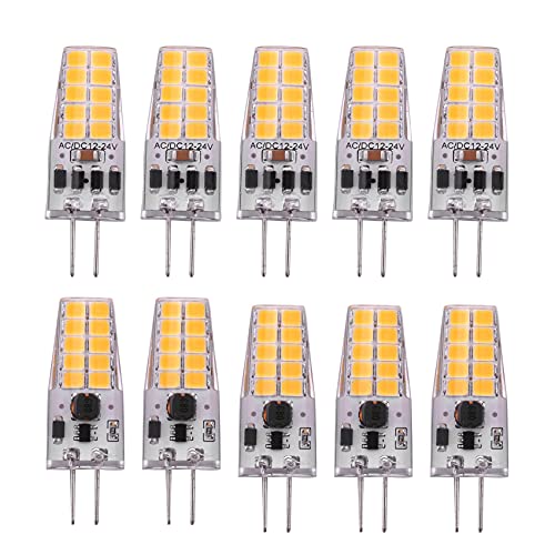 Eeskvrebuz 10�� G4 LED�d��12V-24V 3W LED G4���C�g�A20LED 360�r�[���A���O�����C�g�A2835SMD 30W�n���Q�������v�A�E�H�[���z���C�g