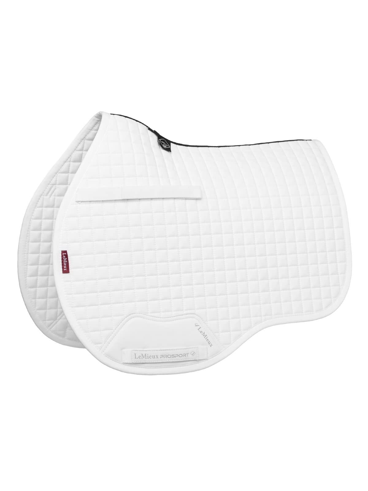 LeMieux Cotton General Purpose Square Saddle Pad White - Large