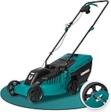 VONROC Elektrische Grasmaaier 1300W - 32cm Maaibreedte - Lichtgewicht en Compact - Ideaal voor Kleine Tuinen - Inclusief Grasopvangbak