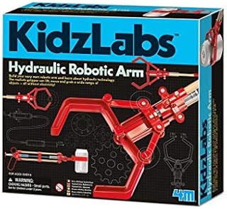4M 403414 KidzLabs-Hydraulic Robotic Arm, Multicoloured