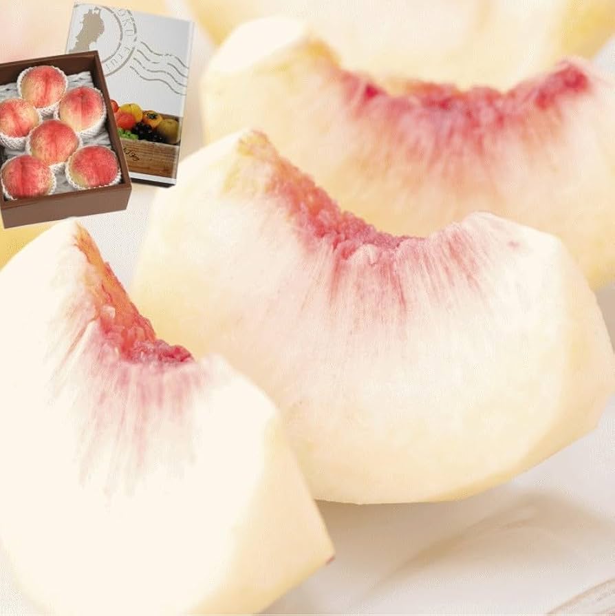 Amazon.co.jp: もも 福島県産桃 CX（シーエックス）2kg（5～7玉