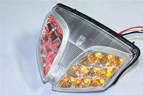 XKH- Motorcycle Led Tail Brake Light Compatible with 2008-2009 Suzuki Gsxr 600 Gsx-R600 750 Gsx-R750 Clear [B075DS7GF1]