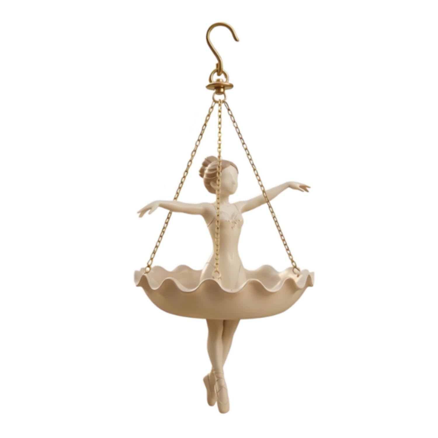 Graceful Ballet Dancer Hanging Planter Artistic Ballerina Planter Sculpted Ballerina Statue Flower Pot Decorative for Art Lovers, Gardeners, Balcony, Courtyard Pendant-image-41