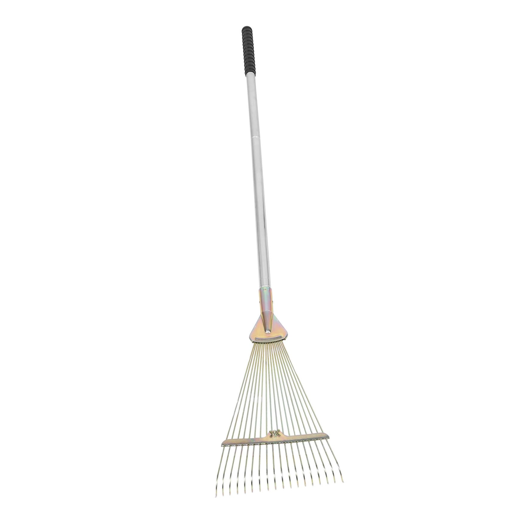 Rastrello in Metallo Per Rastrello Per Muschio Attrezzi Da Giardinaggio Con Rebbi in Acciaio Inossidabile Manuale Per Pulizia Del Cortile Detriti