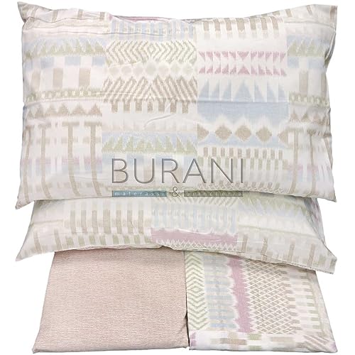 Gabel Lenzuolo flanella invernale Nora deco' (sopra lenzuolo 240x285 + sotto lenzuolo 175x200x27 + 2 federe 50x80)