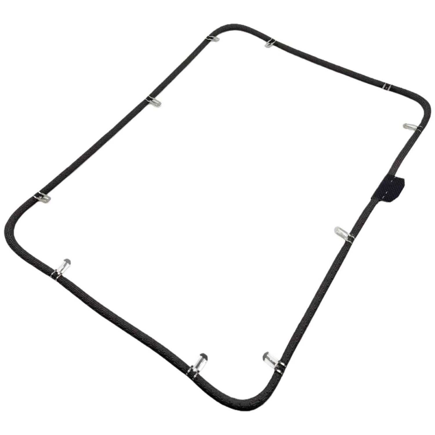 Junta de repuesto para puerta de horno Bosch Siemens 491638 00491638, 10 ganchos, junta de 4 lados para horno y horno