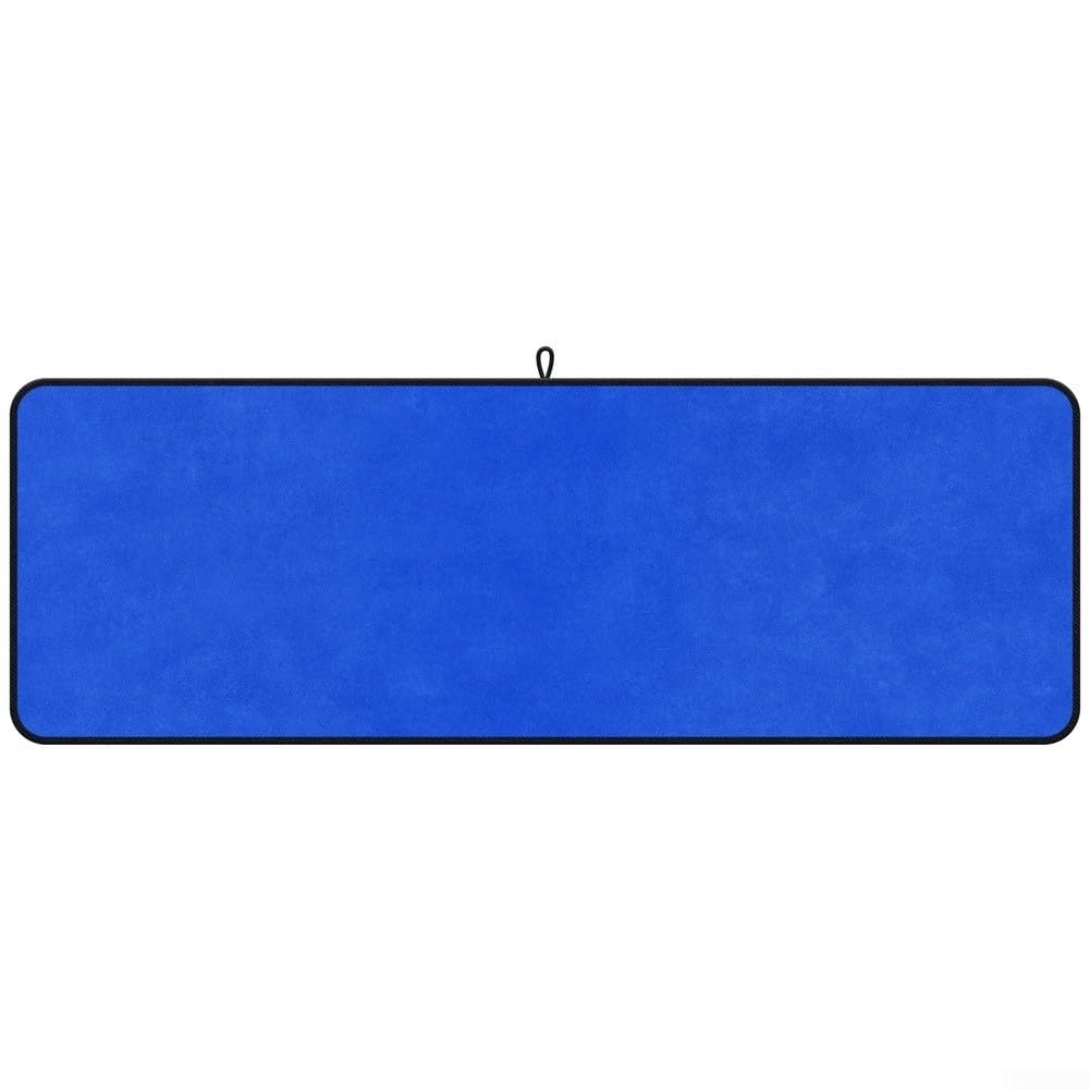 2Er Set Mikrofasertücher Auto 60X180 Cm, Hochsaugend Für Lack & Fenster, Beidseitig Reinigend, Blau+lila