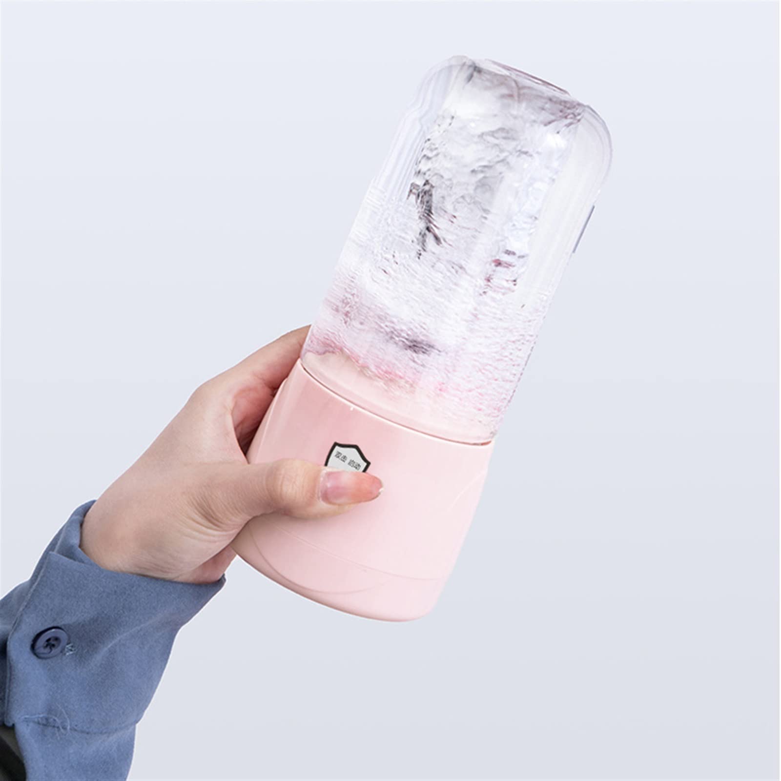 DieffematicJBJ Blender Portable USB Rechargeable Juicer Electric Mini Food Smoothie Processor Mixer Food Processor Machine Fruit Squeezer