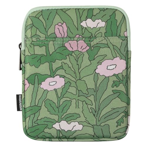 Dadanism 6-7 Inch Universal Padded Sleeve for 7 Colorsoft Signature Edition eReader 2024 and 6 eReader Book Protective Sleeve Pouch Bag Carrying Case for Kobo E-Reader Papaver Rhoeas