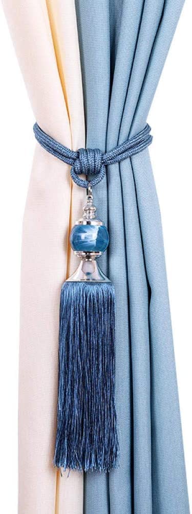 Embrasses de Rideaux à Pompons, Sangles Corde Rideau, Attaches en, Boucles, décorations Boule suspendues