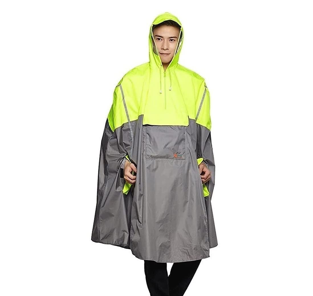 IRYZE Impermeabile Poncho Impermeabili Giacca da Ciclismo per Uomo Donna Adulti Parapioggia Pesca Arrampicata Impermeabile Poncho Impermeabile (Color : Blue, Size : One Size)