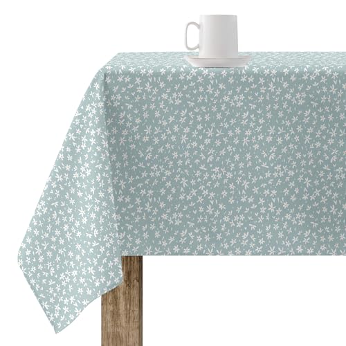 BELUM | Mantel 100x140 cm Resinado Antimanchas Modelo 0120-33, No Hule, Sin Rigidez, Tacto Algodón