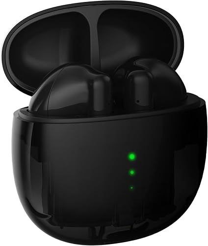 Auriculares inalámbricos Bluetooth 5.3 con graves profundos, estéreo de alta fidelidad, con 4 micrófonos, cancelación de ruido, IPX5, impermeables, disponible en Yaxa Peru