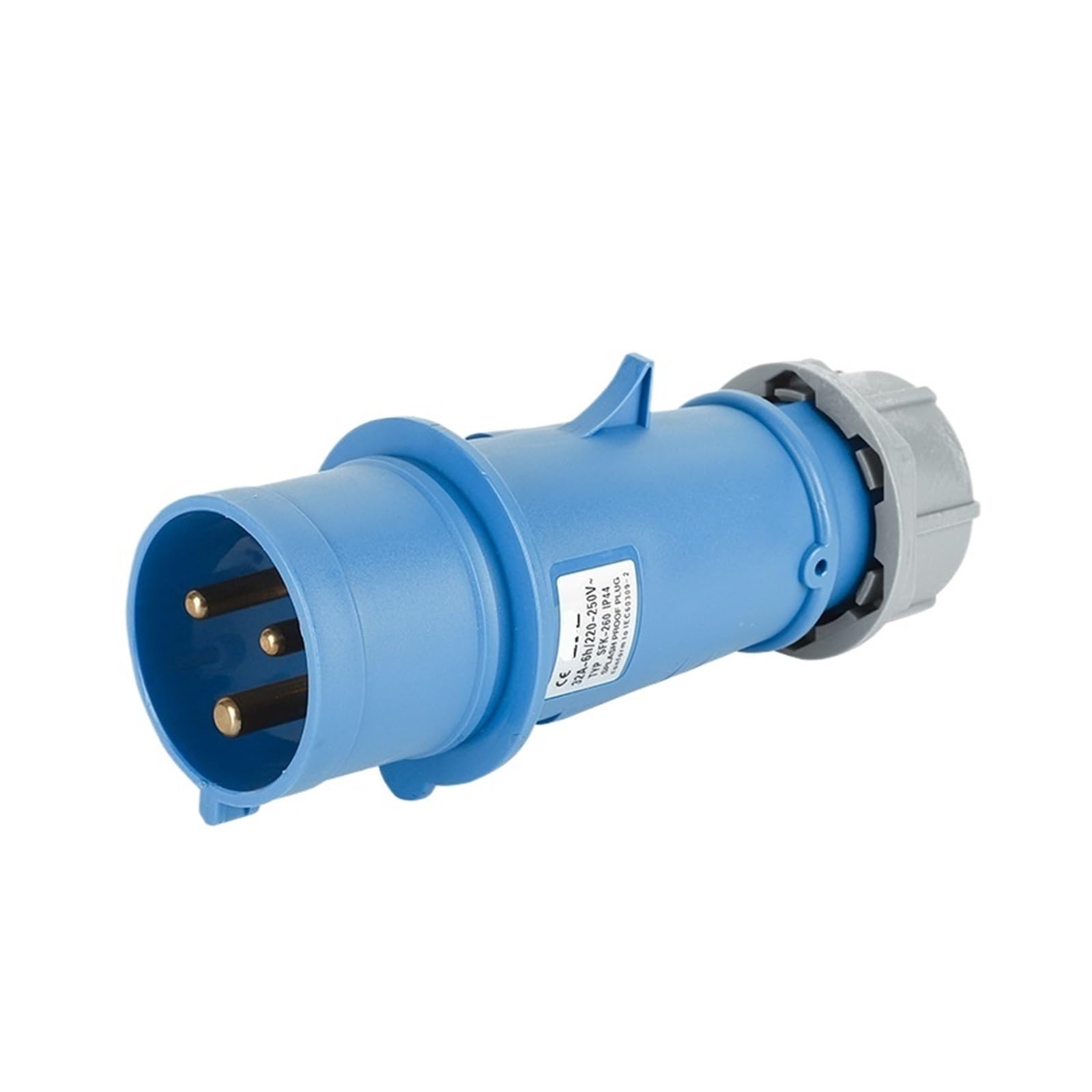 Prise aéronautique 32A SFK-023 étanche IP44 pour connecteurs 3 broches triphasés