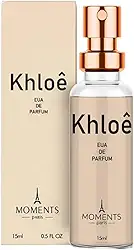 Perfume Feminino Khloê Parfum 15ml Moments Paris Excelente Fragrância Floral Oriental