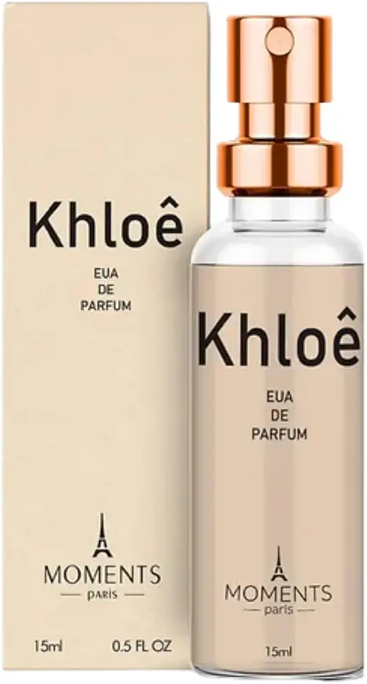 Perfume Feminino Khloê Parfum 15ml Moments Paris Excelente Fragrância Floral Oriental