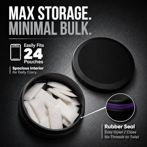 Image of Metal Can for ZYN, Slim Pouch Container and Holder