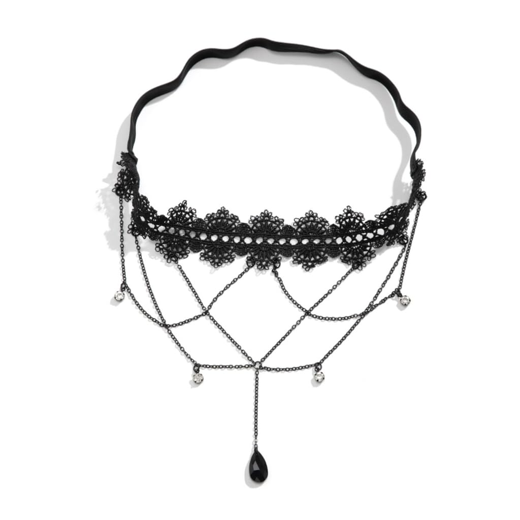 GMBYLBY Lace Elastic Leg Thigh Chain Women Beach Body Tassels Nightclub For Nightclubs And Event Festival