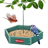 Kingsyard Heavy Duty Hanging Platform Bird Feeder...