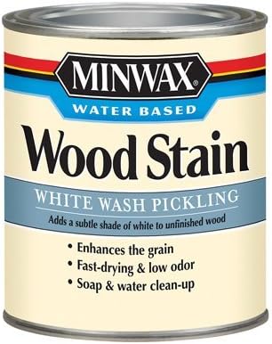 Minwax Pickling Stain Water Based White Semi Transparent 1 Qt by Miniwax