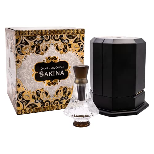 Naseem Sakina Dahn al Oud Perfume Oil Alcohol Free with composition of Oudh Oil Long Lasting Arabian Fragrance for Unisex 0.20 Fl Oz