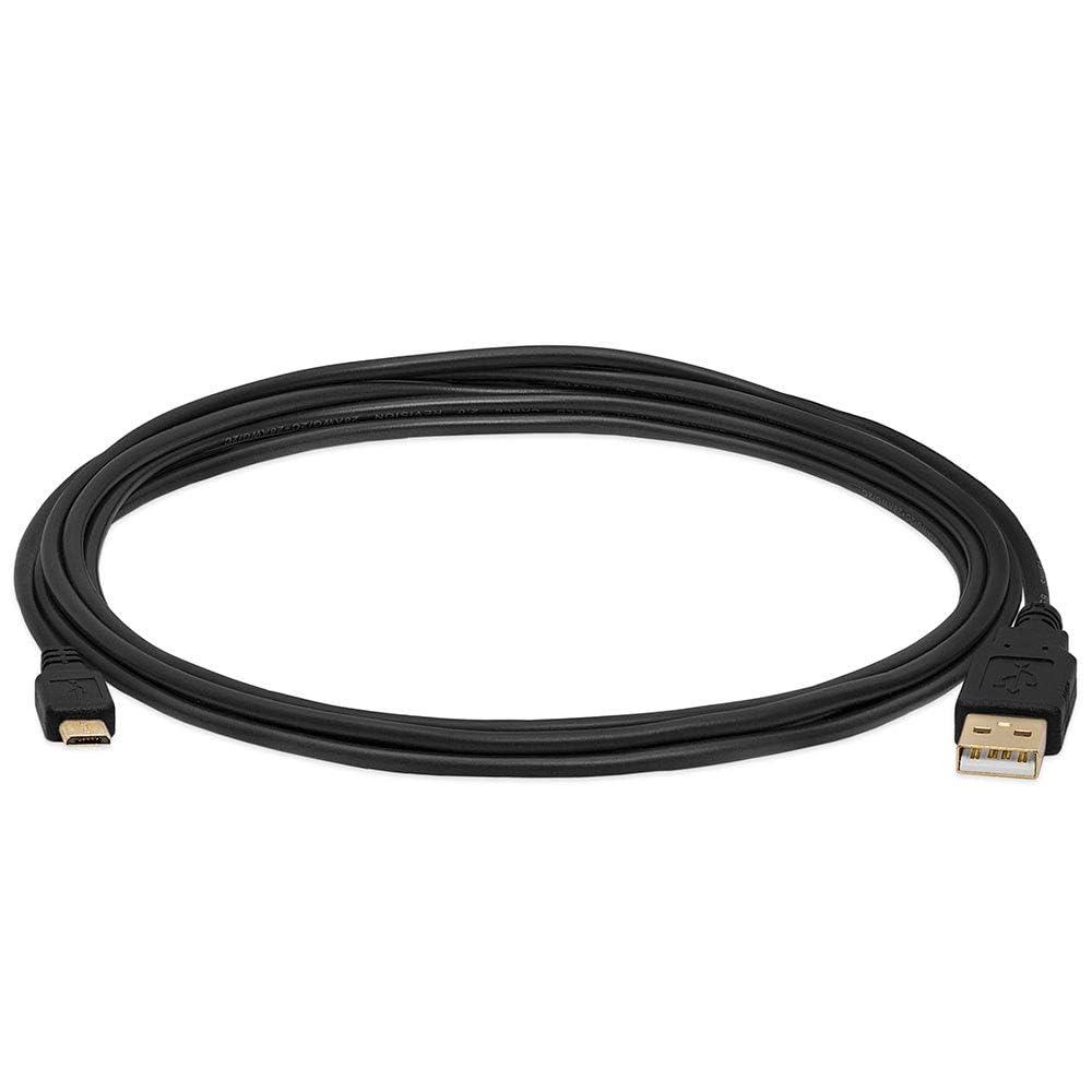 Cmple - Micro USB Cable 10ft Male to Male Micro USB Charging Cable Data Sync USB to USB Cable for Android Phone, Laptop, PC, Tablet, Car GPS, Power Bank - Black image 2