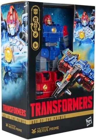 Transformers Age of The Primes The Thirteen Nexus Prime, Voyager Class 6-Inch Converting Action Figure, Robot Toys for Ages 8+ — view 4