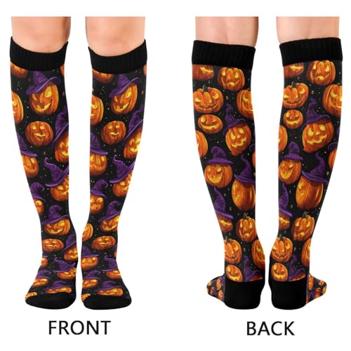 Image of Wusikd Cats Compression Socks for Women and Men Circulation Cute Long Socks for Athletic Running 1