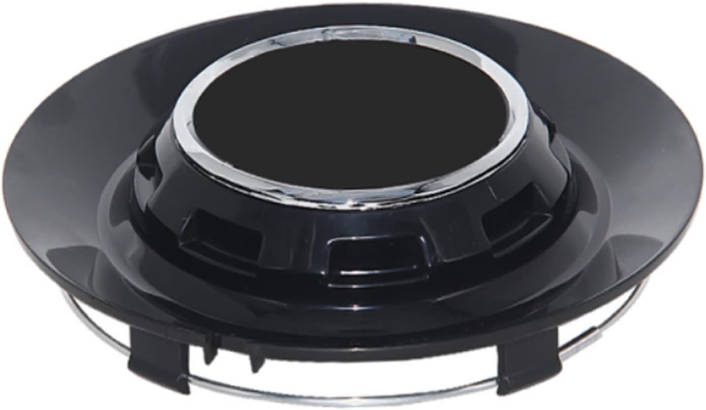 jfqm 146MM 1PC Wheel Center Hub Cover Cap With Logo BC383 BC-383 (Common To BC455 C-1258 C-1258-LA5B And TY006 Fit For MERCEDES-BENZ(Bright Black)