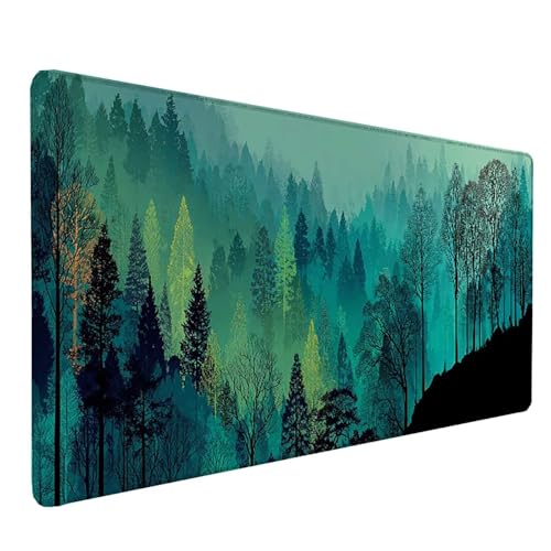Tapis de souris grand format ForêT vert sous main bureau imperméable