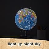Science Kidz 2 in 1 Light Up Globe For Kids - Illuminated Constellation Light - Educational Childrens World Globe & Bedroom Night Light - Image 9