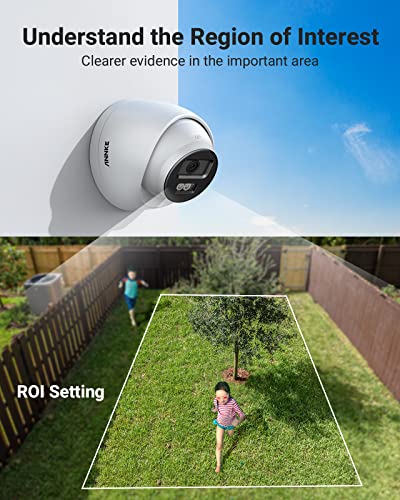 ANNKE Telecamera di sorveglianza PoE da 5 MP PoE