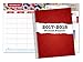 Dated Secondary Matrix Planner 7" x 9" for Academic Year 2016-2017