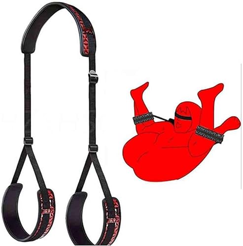 Kit de sujeción de cama para parejas debajo de la cama King Bonage para piernas sexuales para adultos, correas de unión para barra de muñeca y